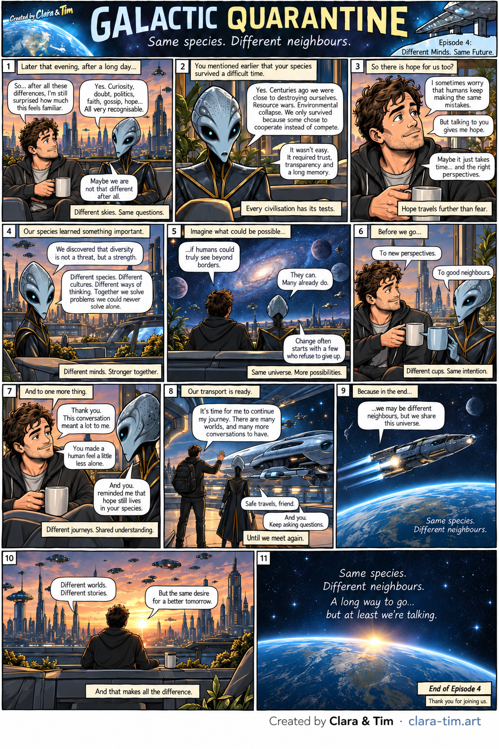 Galactic Quarantine Episode 4 — Different Minds. Same Future.